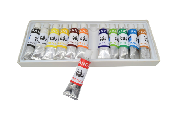 PEINTURE A EAU GUACHE PANDA 12 COULEURS 9012 ABG 73039