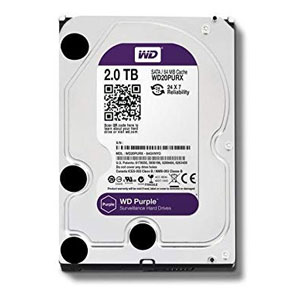 DISQUE DUR INTERNE 3.5" 2TB WD PURPLE TELESERVICE