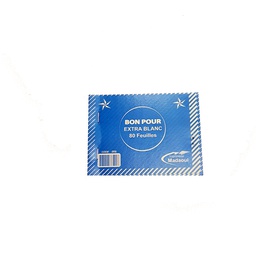 [BOPOSI80F] - BON POUR 80 FEUILLES MADAOUI 086 A6